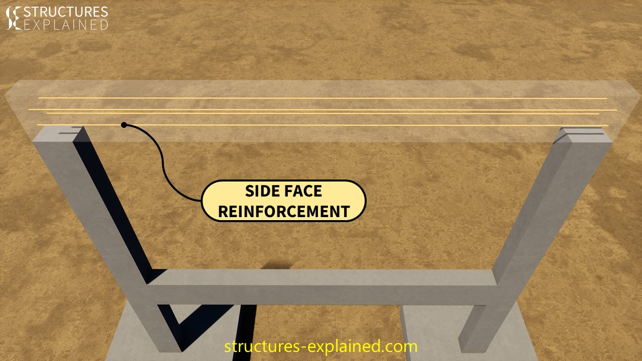 Side Face Reinforcement in a Beam